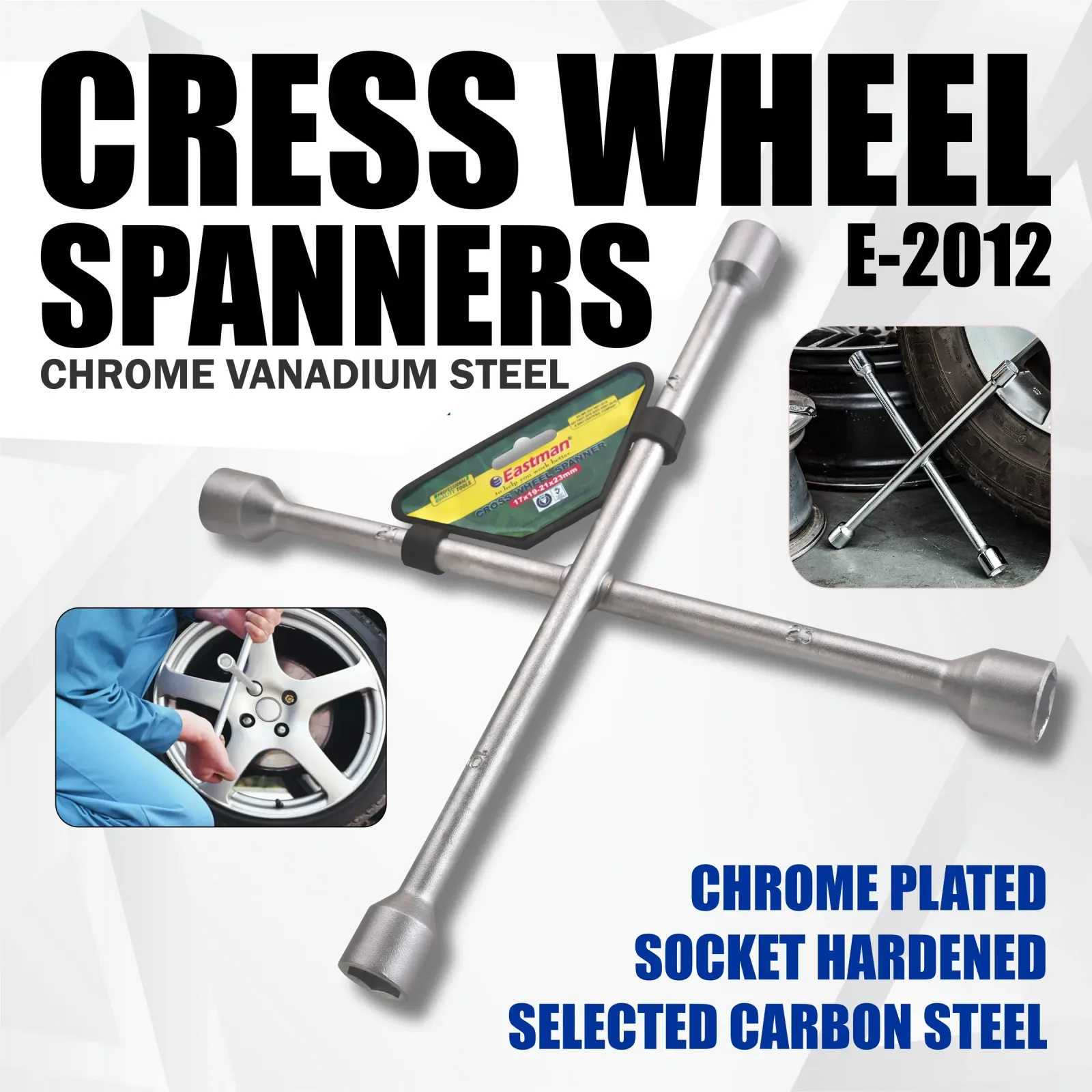 Eastman CROSS WHEEL BCP SPANNER - E-2012(pack of 2) 2