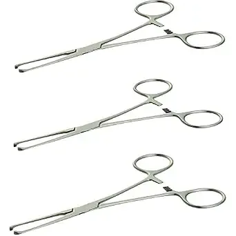 Forgesy Stainless Steel Surgical Alice Tissue Forcep, SUNX52 (Pack of 3) 2