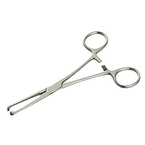 Forgesy Stainless Steel Surgical Alice Tissue Forcep, SUNX52 (Pack of 3) 3