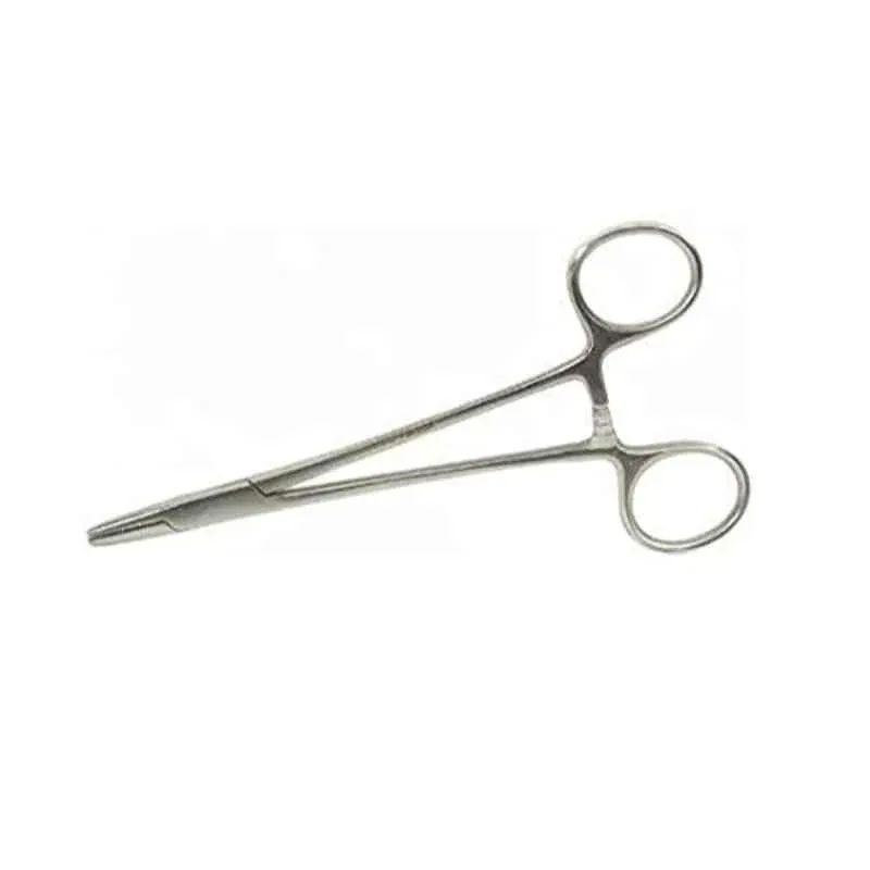 Forgesy NEO02 7 inch Silver Stainless Steel Mayo Hegar Needle Holder Forceps 4