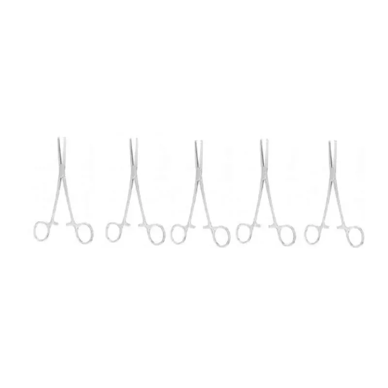Forgesy 8 inch Stainless Steel Straight Hemostat Forceps, FORGESY205 (Pack of 5) 3