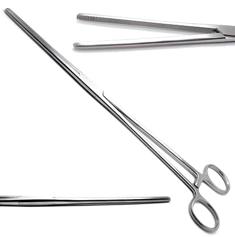 Forgesy 8 inch Stainless Steel Straight Hemostat Forceps, FORGESY205 (Pack of 5) 4