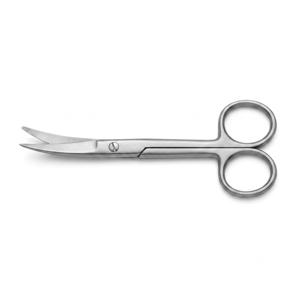 Forgesy GSS28 5 inch Stainless Steel Sharp Curved Dressing Scissor 2