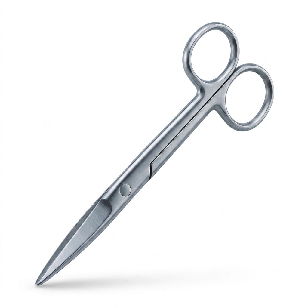 Forgesy GSS28 5 inch Stainless Steel Sharp Curved Dressing Scissor 3