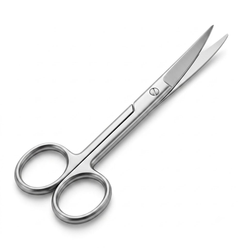 Forgesy GSS28 5 inch Stainless Steel Sharp Curved Dressing Scissor 4