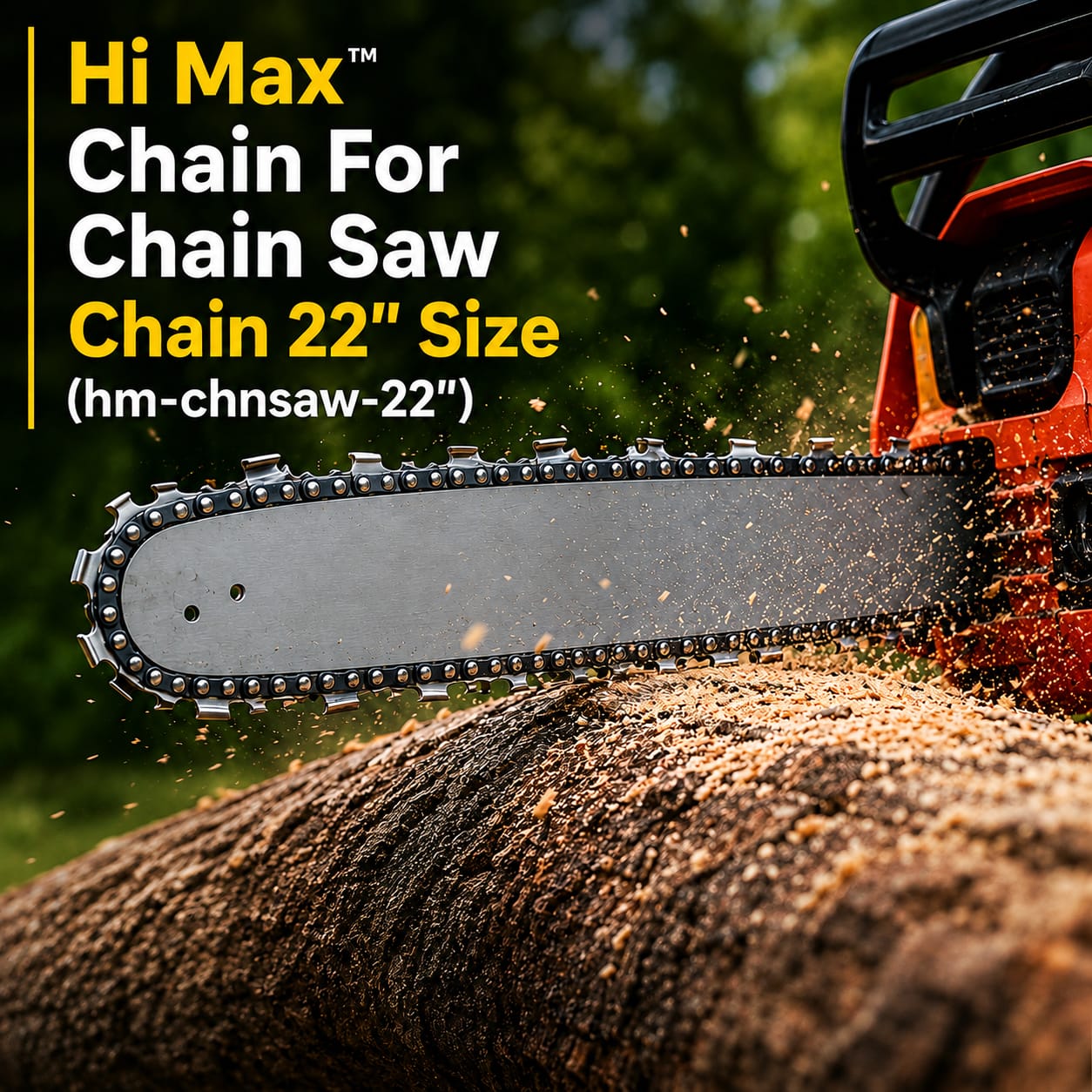 Hi Max CHAIN FOR CHAIN SAW CHAIN 22" Size (HM-CHNSAW-22") 2