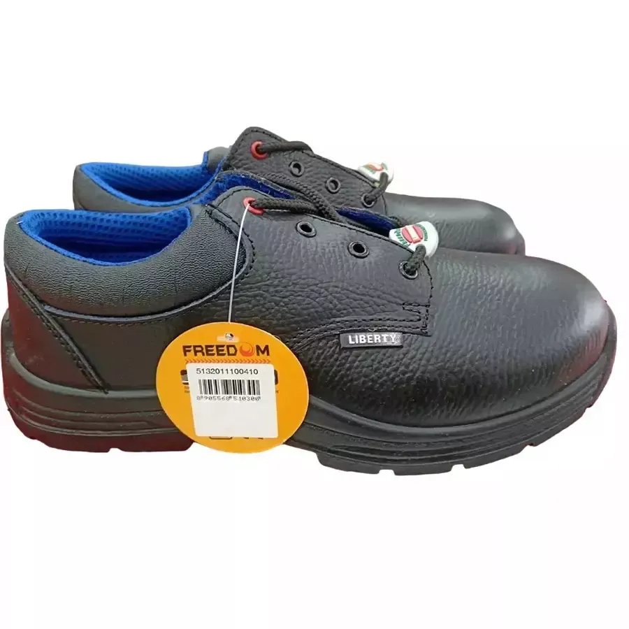 Liberty SURAKSHA-1SJ Steel Toe Safety Shoes Low Ankle Black Size UK 6 2