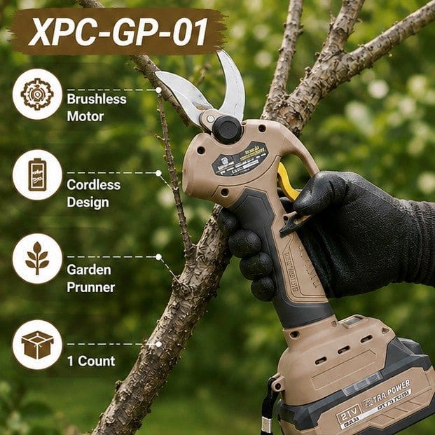 Cordless Brushless Garden Pruner, Model XPC-GP-01 4