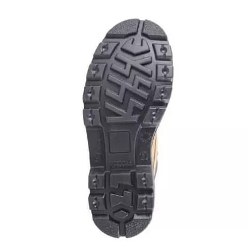 JCB Steel Toe Safety Shoes Double Density PU Sole High Ankle Tan Buff Nubuck Leather UK 9, Trekker 2