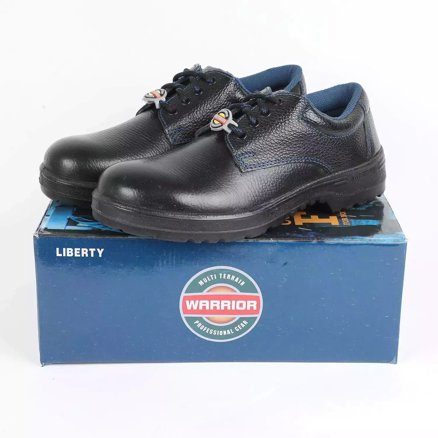 Liberty WARRIOR Steel Toe Safety Shoes Low Ankle Black Size UK 5, 98-01-SSB 4