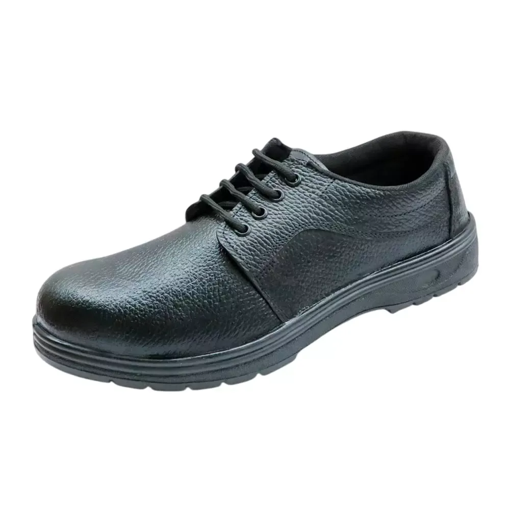 Steel Toe Tornado Safety Shoes Low Ankle PVC Sole Black Size UK 6, ST-1015 3