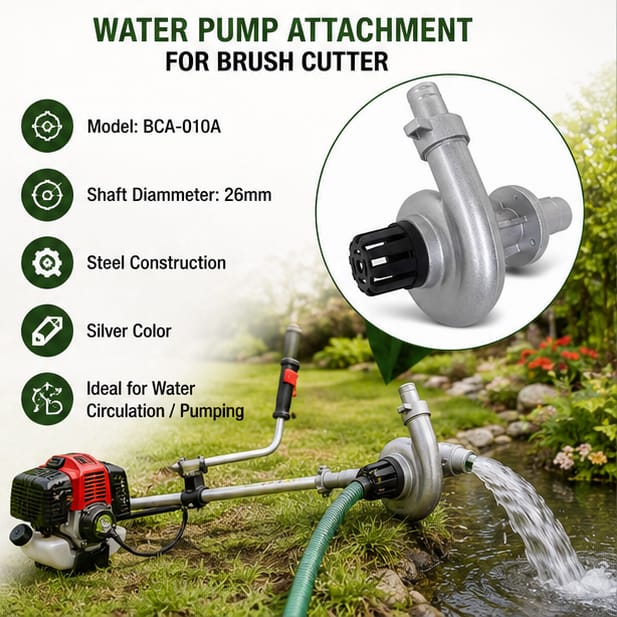 Greenleaf 26mm Water Pump Attachment for Brush Cutter (BCA-010A) 4