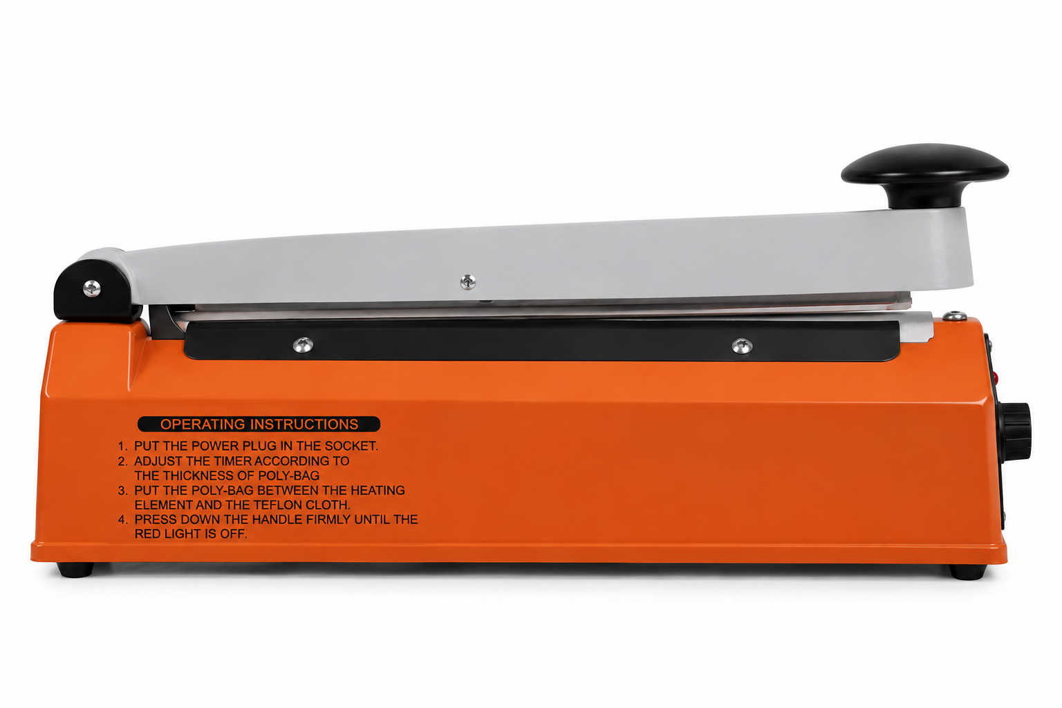 Impulse Type 10 Inch Hand Sealer Machine 250W for Pouch Sealing  3