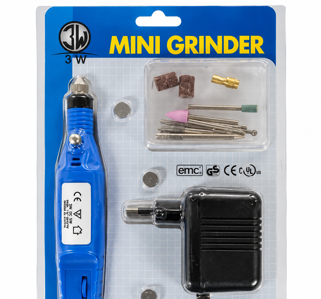 Premium Quality Die Mini Grinder Kit, 1500mAh Cordless Rotary Tool for Industrial Grinding & Polishing, 18000 RPM 4