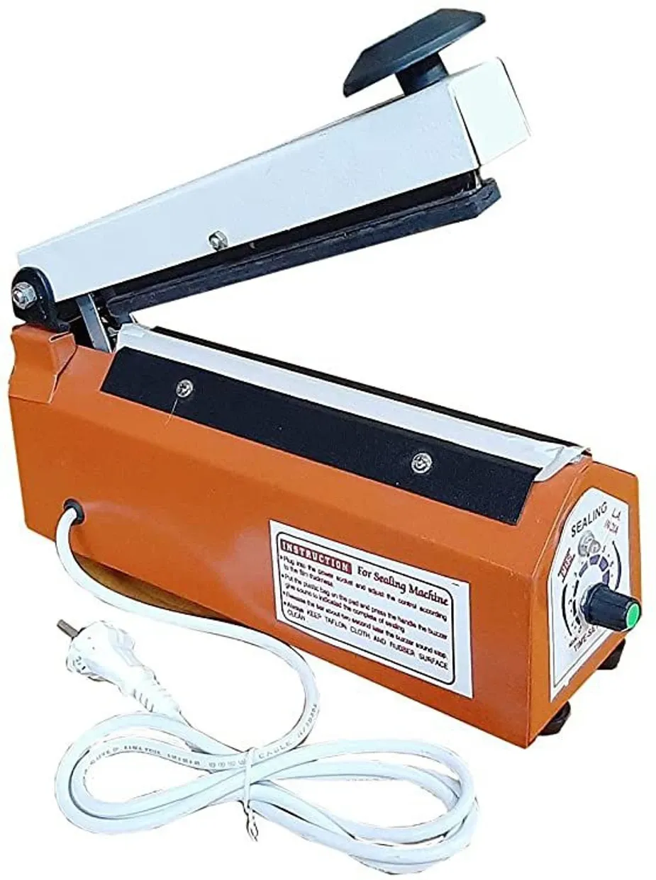 EzzuCrafts 10 Inch Impulse Manual Hand Sealer Heat Sealing Machine Poly Bag sealing machine Hand Held Heat Sealer (200 mm) 3