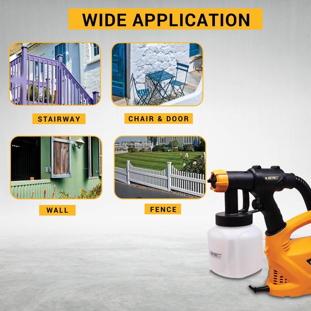 MAF PRO 550 W HVLP Spray Gun With Viscosity Measuring Cup and Mountable Fast Air Painting Tool 3