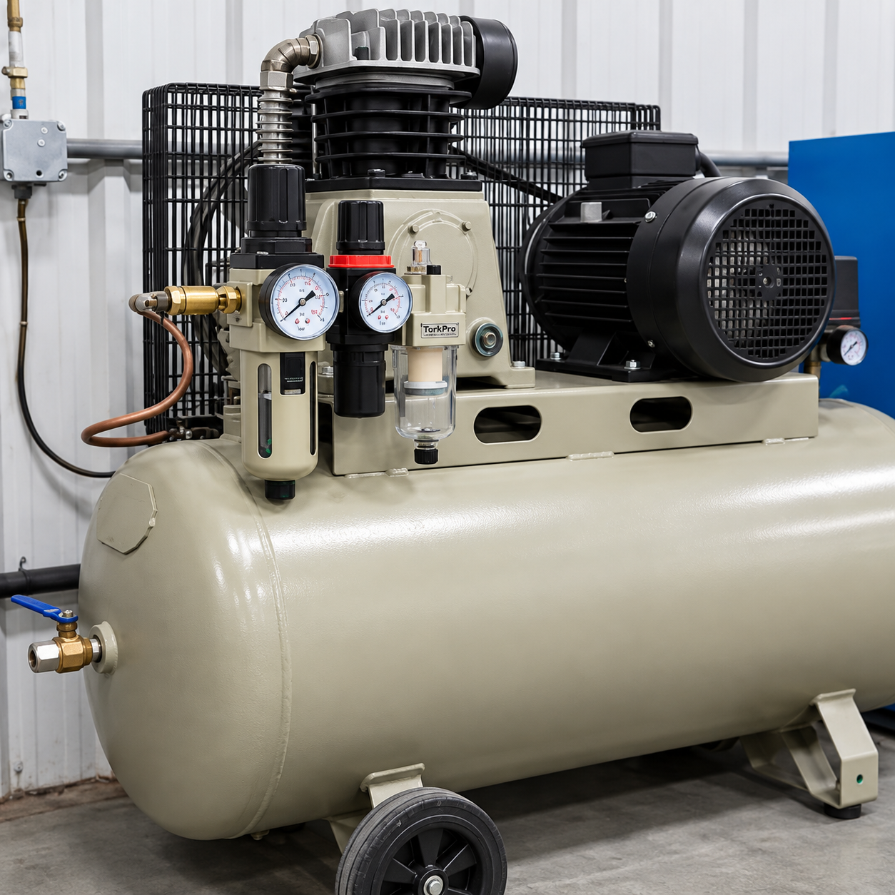 Premium Quality 10-Bar FRL Air Preparation Unit with Pressure Gauge & Metal Guard 2