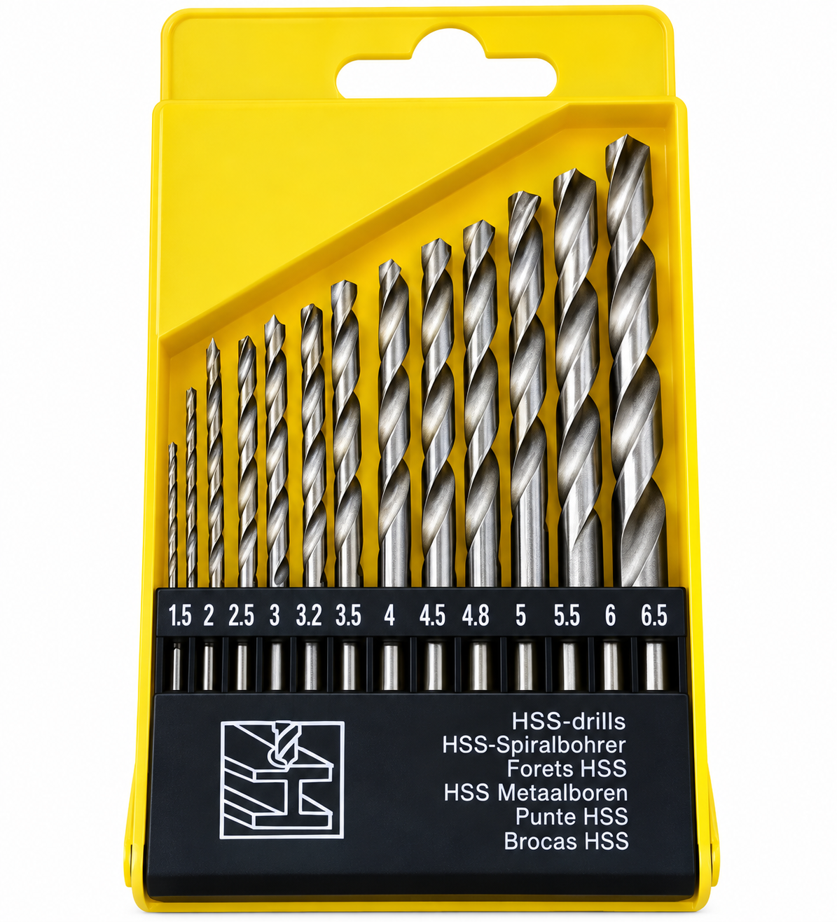  Quality 1/4-Inch Chuck Manual Rotary Twin Gear Hand Drill Machine with 13-Piece HSS Drill Bit Set 2