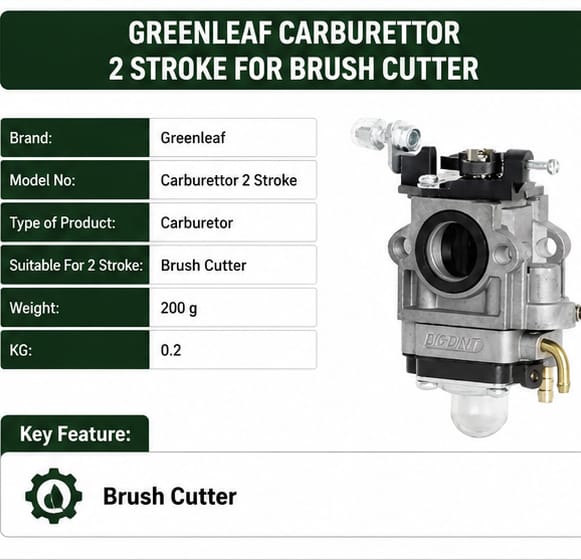 Greenleaf Carburettor for 2 Stroke Brush Cutter (Carburettor 2 Stroke) 3