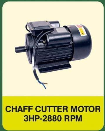 KISAN Shakti Champion PRO Chaff Cutter with 3HP Motor/Heavy Duty Mini Chaff Cutter/Grass Cutter 1800-2200 Kg/hr-WITH SINGLE PHASE 3