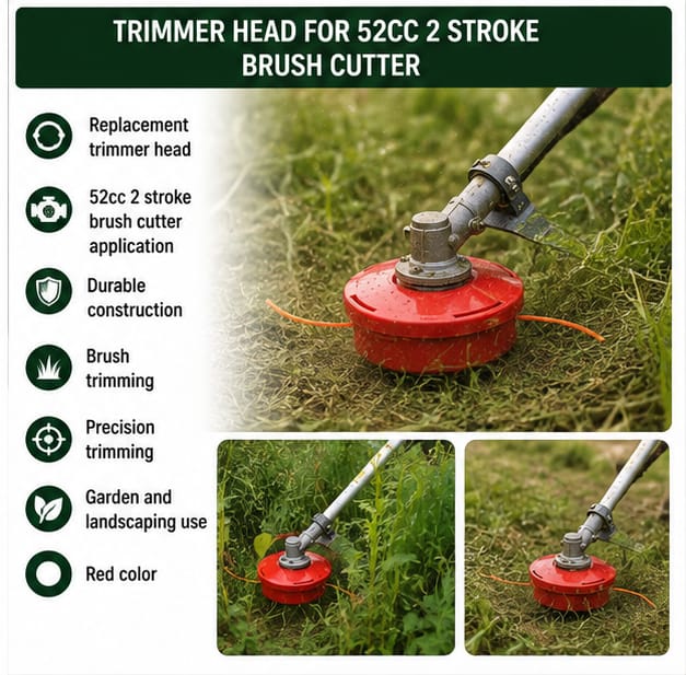 Greenleaf Trimmer Head for 52cc 2 Stroke Brush Cutter (BC2S-52-037) 4