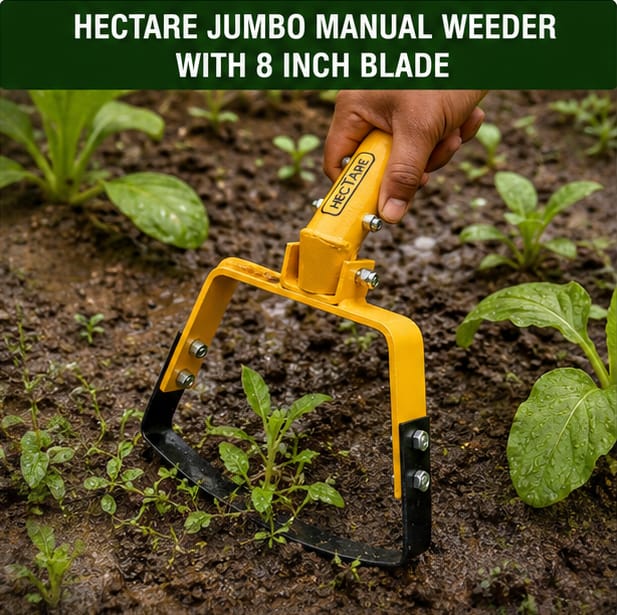 Hectare Jumbo Manual Weeder with 8 inch Blade Without Pole(Hectare Jumbo Manual Weeder with 8 inch Blade With) 2