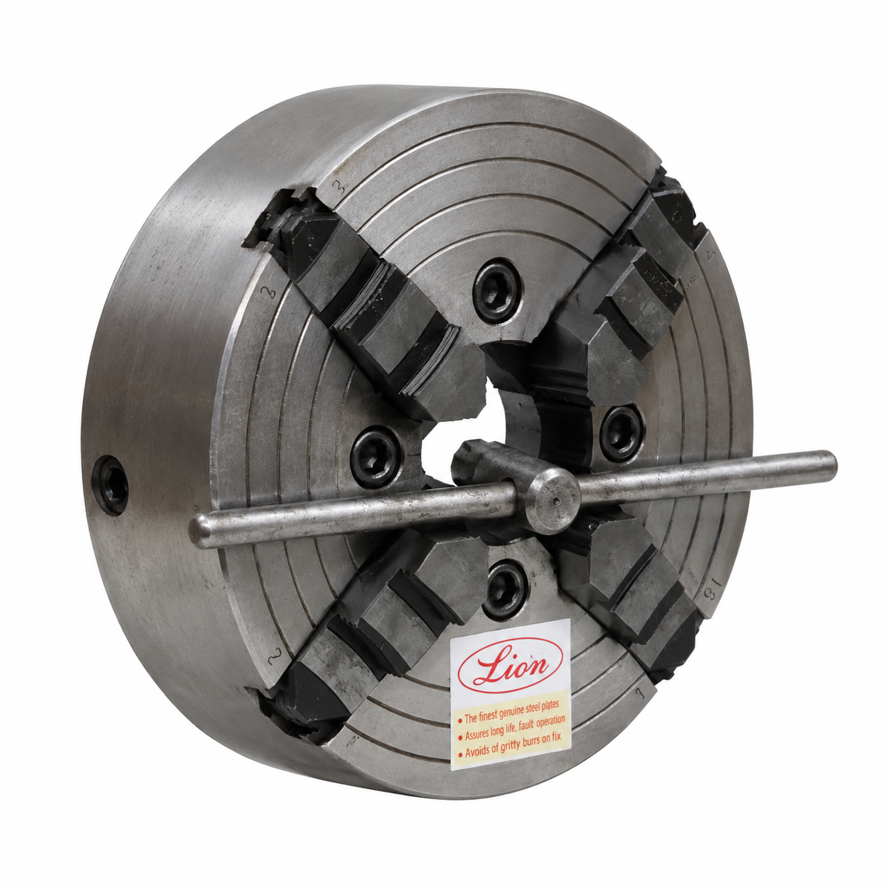  254 mm(10 Inch) Double Slot Independent Lathe Chuck, 525 2