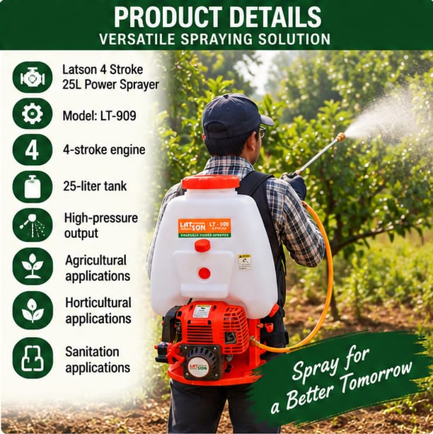 Latson 4 Stroke 25 L Power Sprayer – LT-909 4