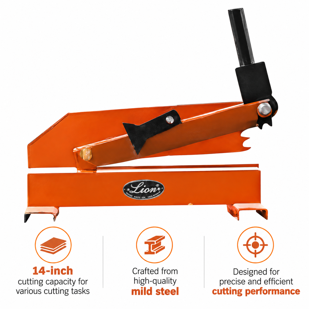 Lion Sheet Cutter Medium 35.56 cm (14 Inch) Mild Steel, 543 4