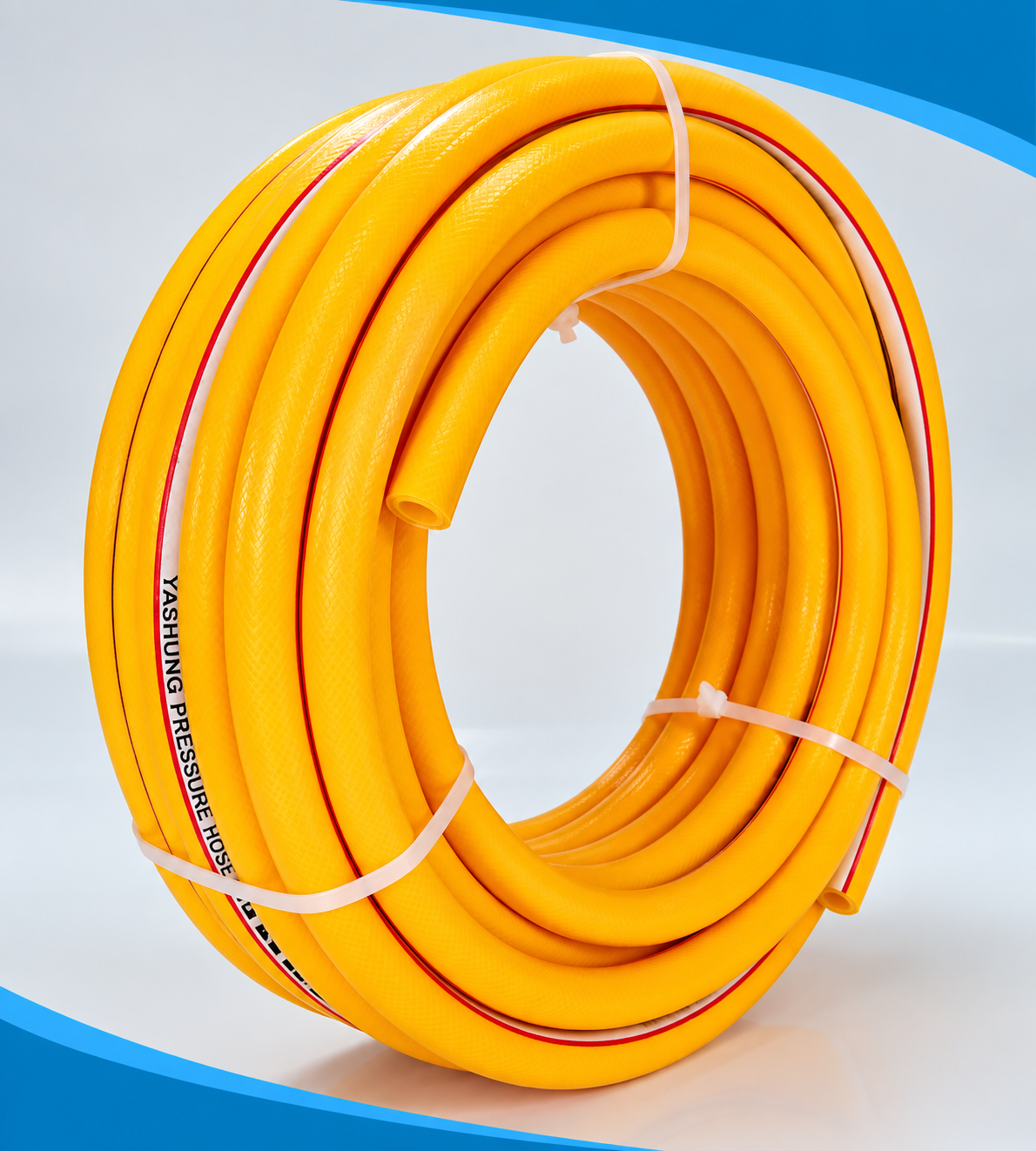 Yushung Gold 8.5mm 7 Layer Yasung Hose Pipe for Agriculture & Garden Uses(Size-50 Meter) 2