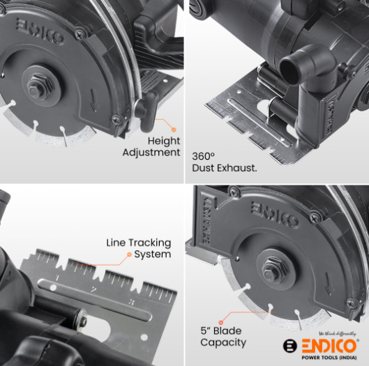 Endico 1350W 11500rpm Fiber Marble Cutter (SLOK20) 2
