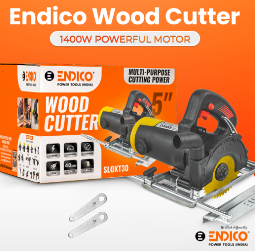 Endico 1400W 12500rpm Fiber Wood Cutter (SLOKT30) 2