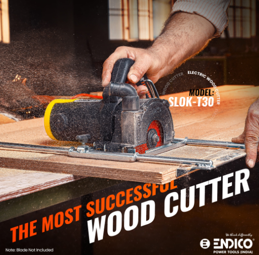 Endico 1400W 12500rpm Fiber Wood Cutter (SLOKT30) 5