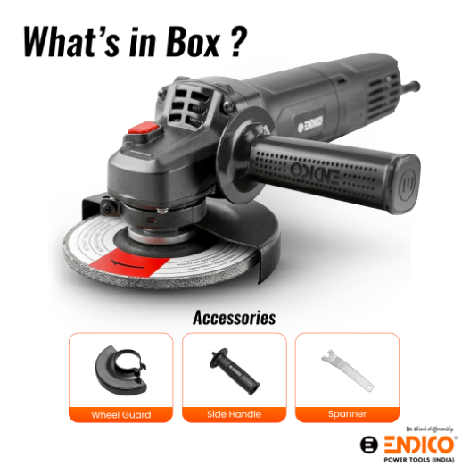 Endico 950W 4 inch 11000 rpm Angle Grinder (AG4-95A) 2
