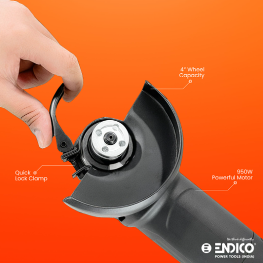 Endico 950W 4 inch 11000 rpm Angle Grinder (AG4-95A) 3