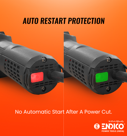 Endico Brushless Angle Grinder 1300w 5