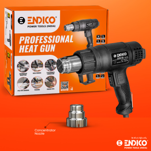 Endico 1800W Dual Temperature Heat Gun (DTH18) 4