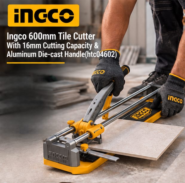 INGCO 600mm Tile Cutter with 16mm Cutting Capacity & Aluminum Die-Cast Handle(HTC04602) 2