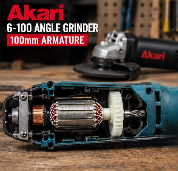 Akari 6-100 Angle Grinder 100mm Armature (6-100) (50PCS) 2