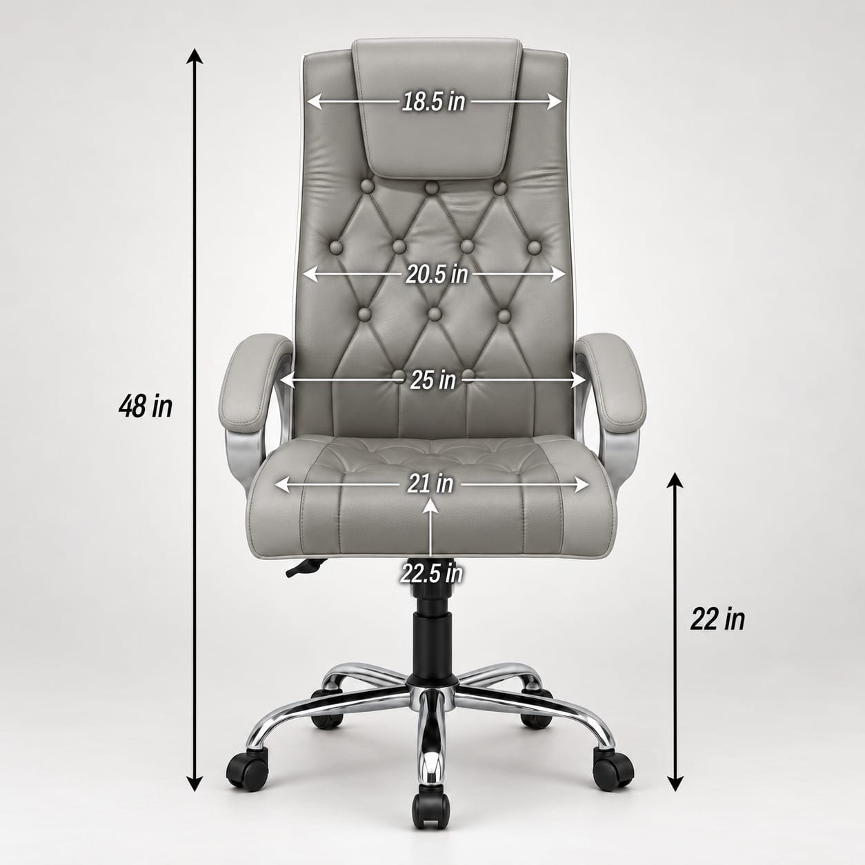 RM HOME Velmoon Luxe Swivel Chair Premium Comfort Modern Office & Workstation Leatherette Office Executive Chair  3