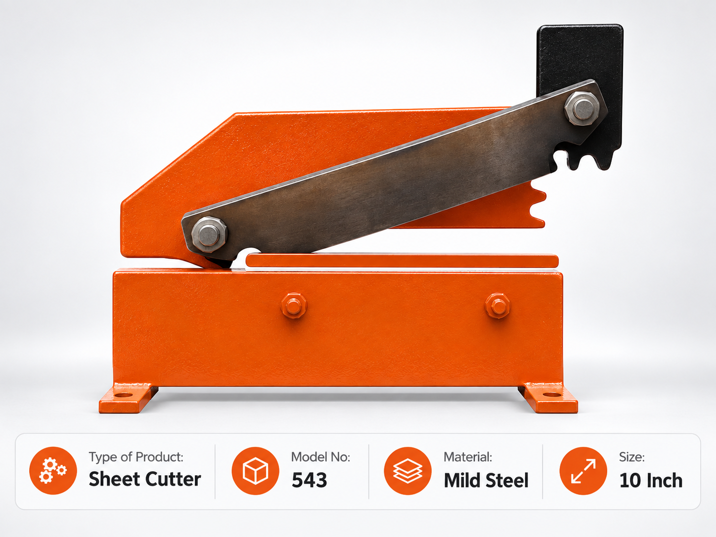 Lion 254 mm(10 Inch) Heigh Mild Steel Sheet Cutter 543 2