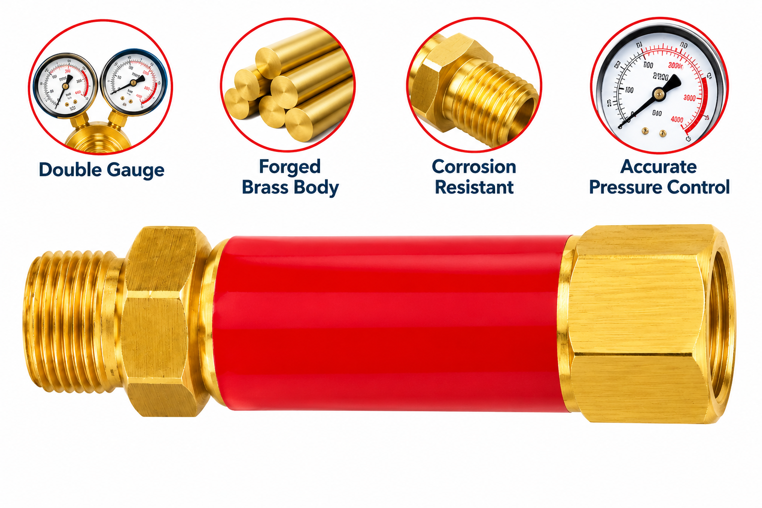 Arcon Flash Back Arrestor for Fuel Gas Regulator ARC-2092 4
