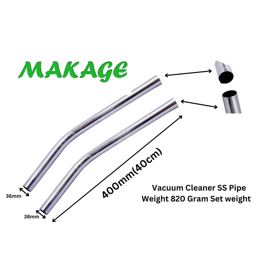 Vacuum Cleaner Steel Pipe for 30 Ltr to 80 Ltr (37 mm L shape) 2